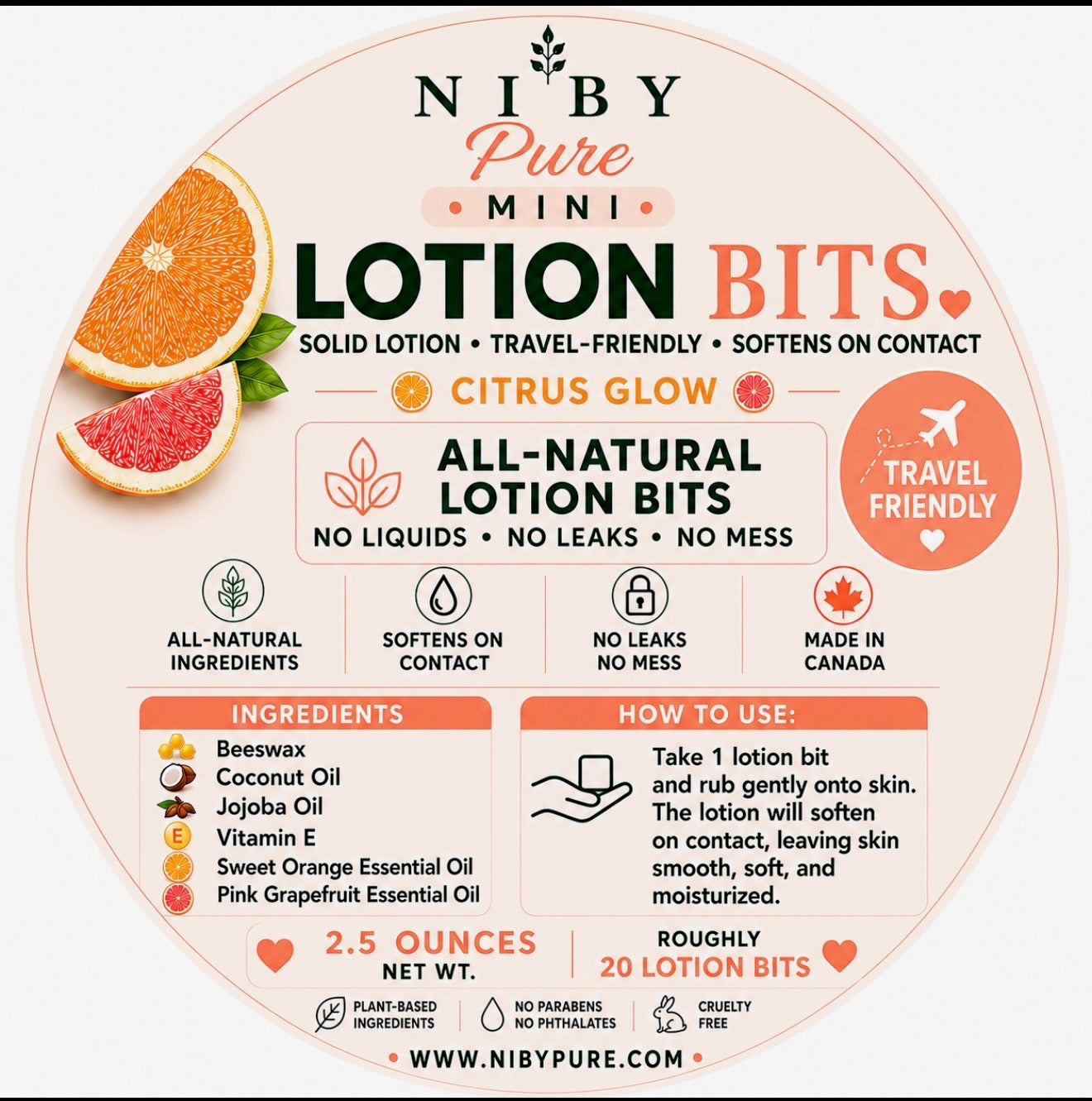 Mini Lotion Bits - Citrus Glow