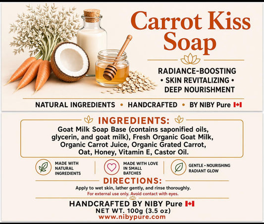Carrot Kiss Soap