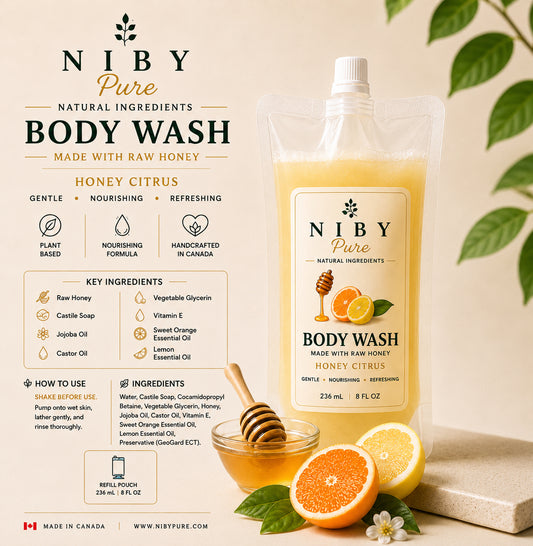 Body Wash - Honey Citrus Pouch