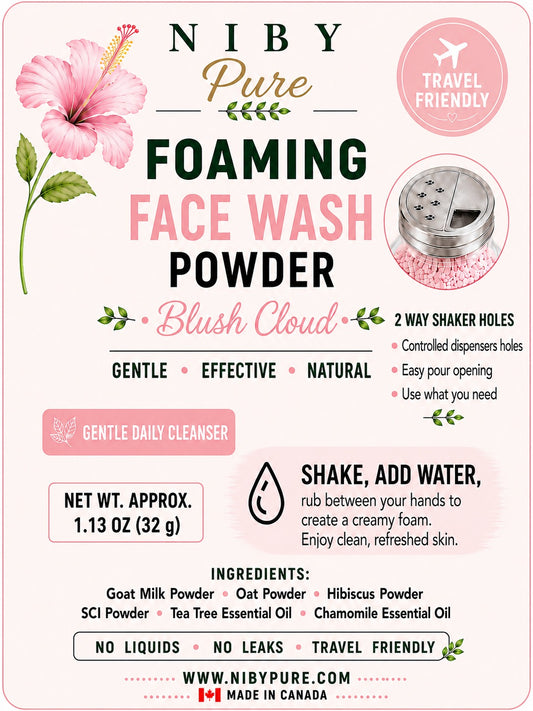 Foaming Face Wash Powder - Blush Cloud