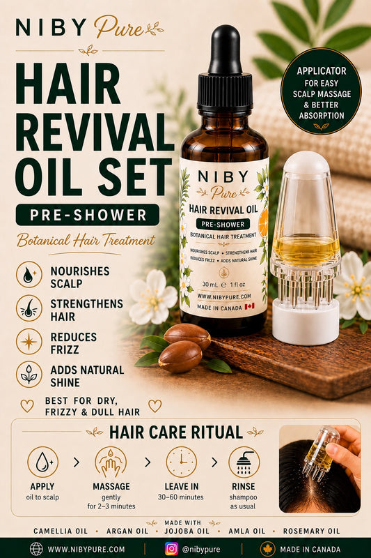 Hair Revival Oil Set - Pre-Shower