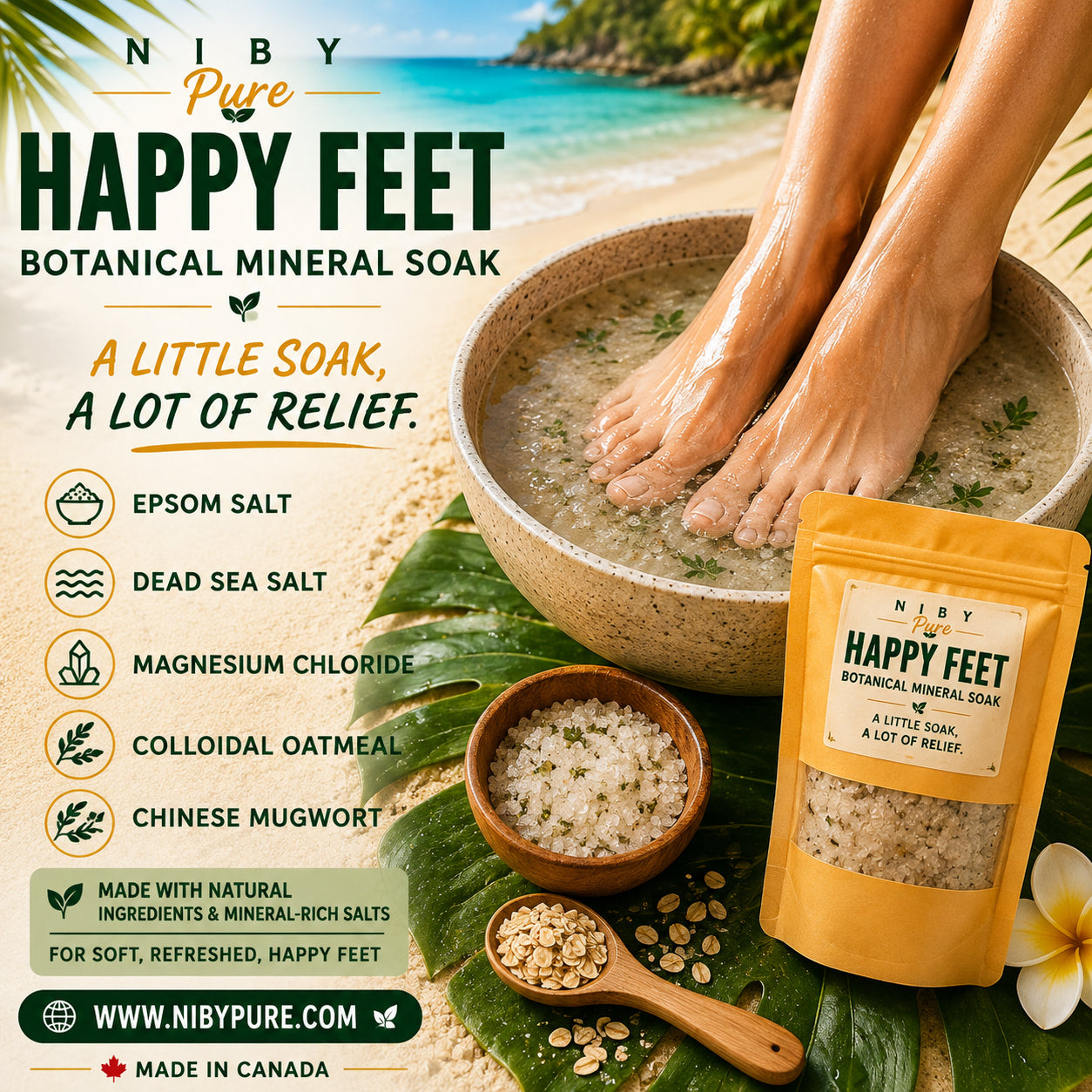 Happy Feet - Botanical Mineral Soap