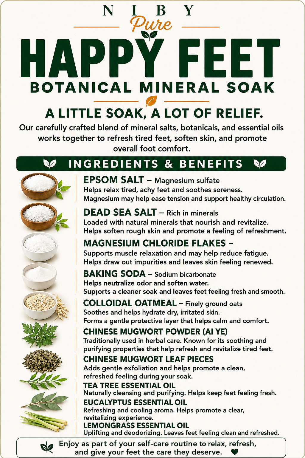 Happy Feet - Botanical Mineral Soap