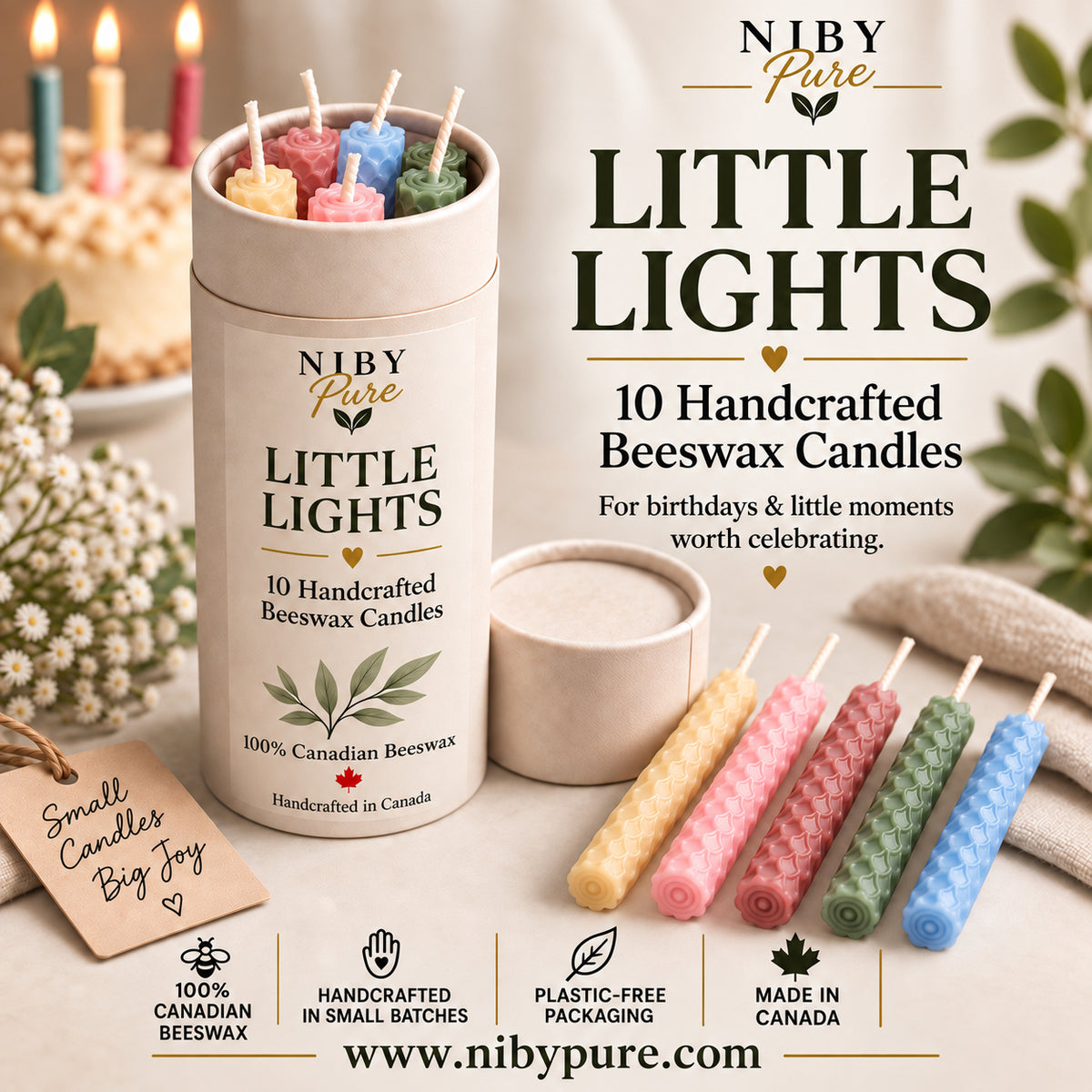 Little Lights - Beeswax Candles