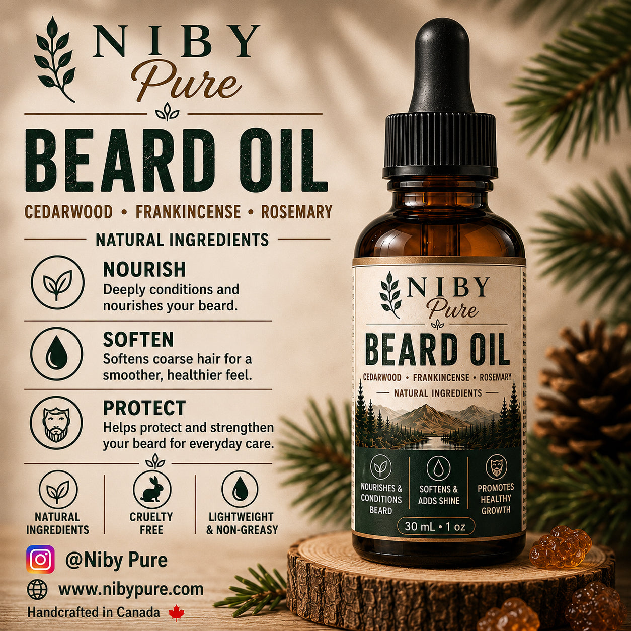NIBY Pure - Beard Oil