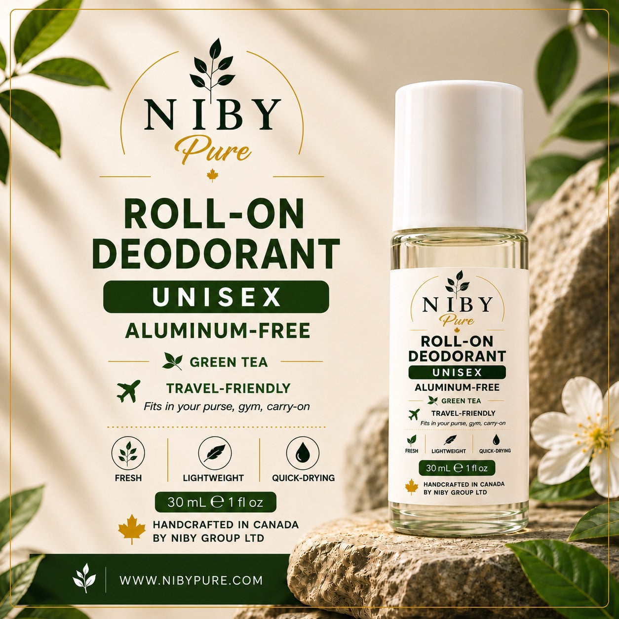 Roll-On Deodorant - Unisex