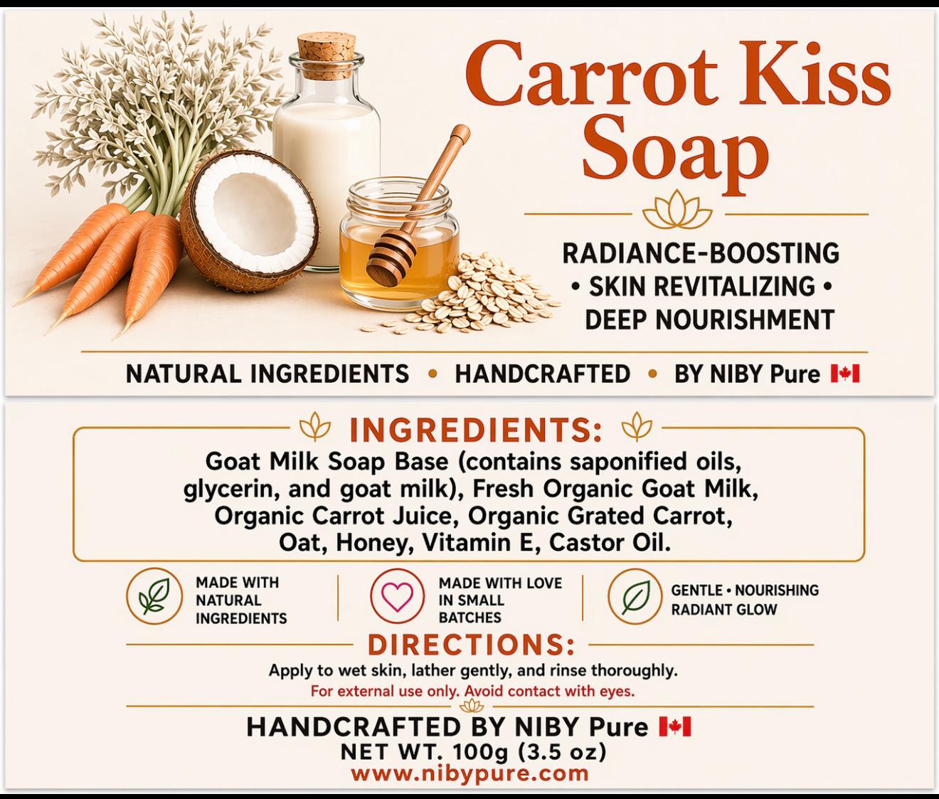 Carrot Kiss Soap