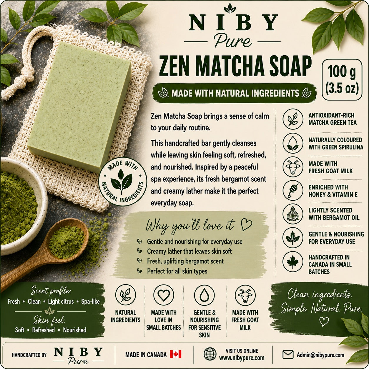 Zen Matcha Soap